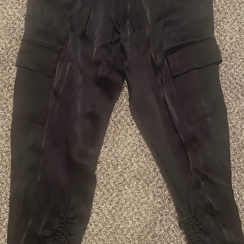 7 for all mankind satin jogger pant size Large